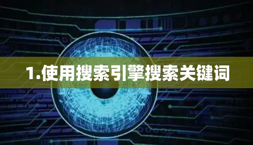 1.使用搜索引擎搜索关键词