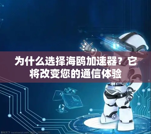 为什么选择海鸥加速器？它将改变您的通信体验