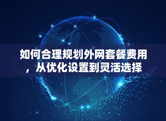 如何合理规划外网套餐费用，从优化设置到灵活选择