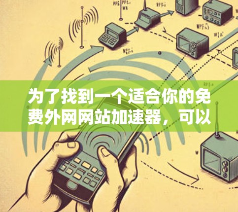 为了找到一个适合你的免费外网网站加速器，可以按照以下步骤进行