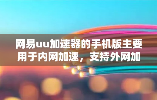 网易uu加速器的手机版主要用于内网加速，支持外网加速的可能性较低。以下是详细的分析和建议