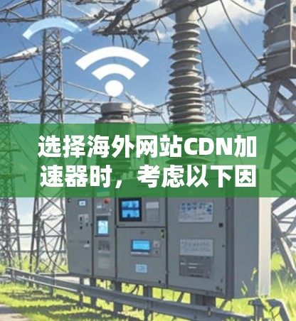 选择海外网站CDN加速器时，考虑以下因素