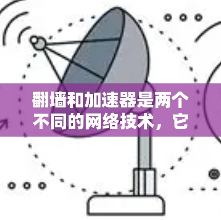 翻墙和加速器是两个不同的网络技术，它们在某些情况下可以结合使用，但它们的核心功能和应用场景有所不同。以下是对它们的详细区别和区别
