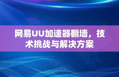 网易UU加速器翻墙，技术挑战与解决方案