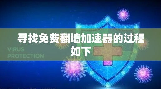 寻找免费翻墙加速器的过程如下