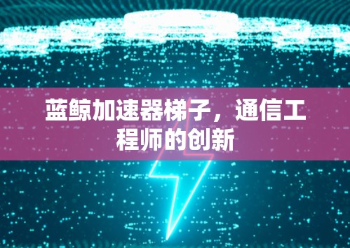 蓝鲸加速器梯子,通信工程师的创新 蓝鲸加速器梯子,通信工程师的创新