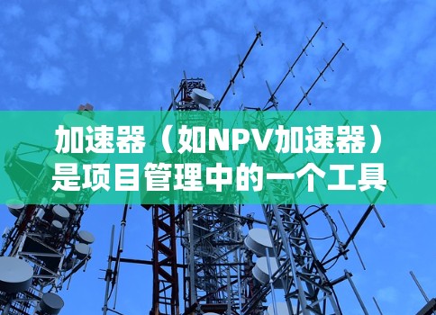 加速器（如NPV加速器）是项目管理中的一个工具，用于简化NPV的计算，提高效率。以下是对加速器在NPV计算中的应用和意义的详细说明