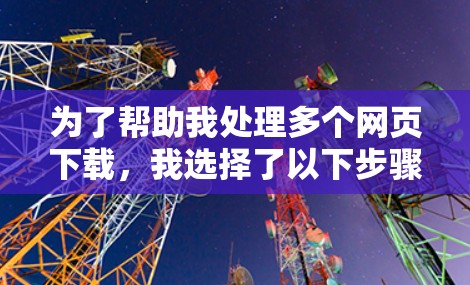 为了帮助我处理多个网页下载，我选择了以下步骤来确定最适合的加速器梯子工具