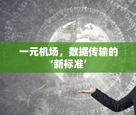 一元机场，数据传输的‘新标准’