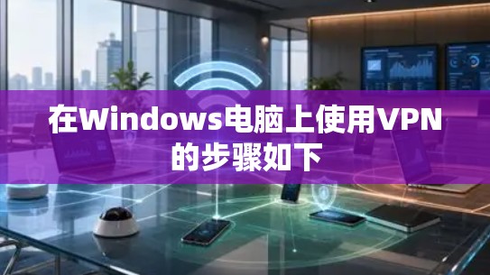 在Windows电脑上使用VPN的步骤如下