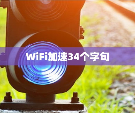 WiFi加速34个字句