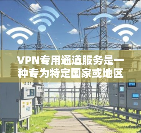 VPN专用通道服务是一种专为特定国家或地区的用户设计的VPN连接方式，确保用户只能通过专用通道访问该地区的网络资源。以下是对该主题的详细解答