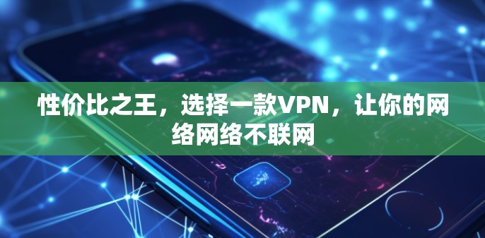 性价比之王，选择一款VPN，让你的网络网络不联网