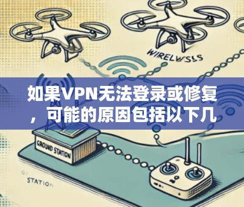 如果VPN无法登录或修复，可能的原因包括以下几种情况