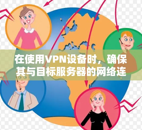 在使用VPN设备时，确保其与目标服务器的网络连接正确，并满足以下步骤