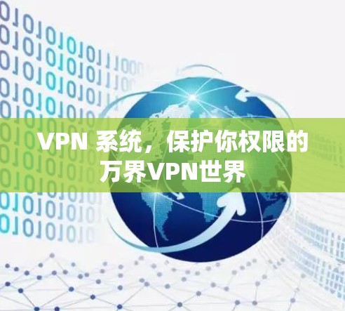 VPN 系统，保护你权限的万界VPN世界
