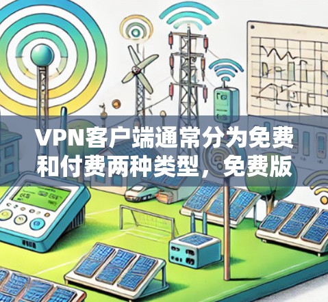 VPN客户端通常分为免费和付费两种类型，免费版的VPN通常功能有限，而付费版则提供了更全面的访问功能。以下是一些免费的VPN客户端推荐，这些客户端通常功能较为稳定，适合普通用户使用
