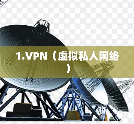 1.VPN（虚拟私人网络）